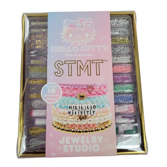 Hello Kitty 50th Anniversary Jewelry Studio by Sanrio - Picture 1 of 5